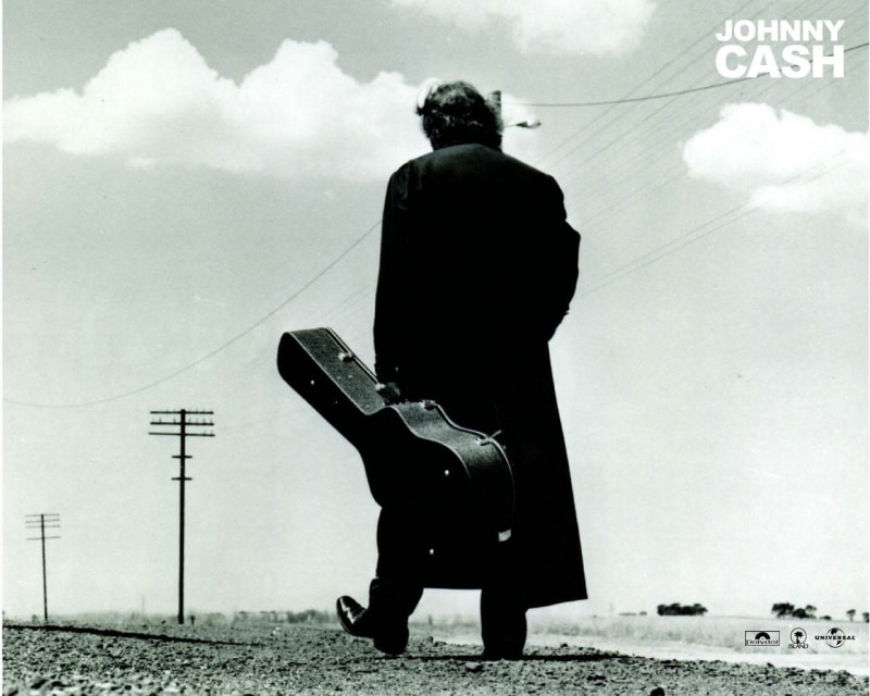 outdoors, cloud - sky, one person, technology, nature, full length, standing, adult, 720P, music, rear view, men, day, Johnny Cash, real people, built structure