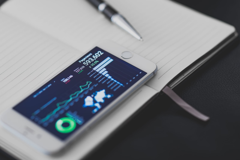 connection, 4K, mobile phone, number, portable information device, wireless technology, table, notepad, work, indoors, digital display, no people, close-up