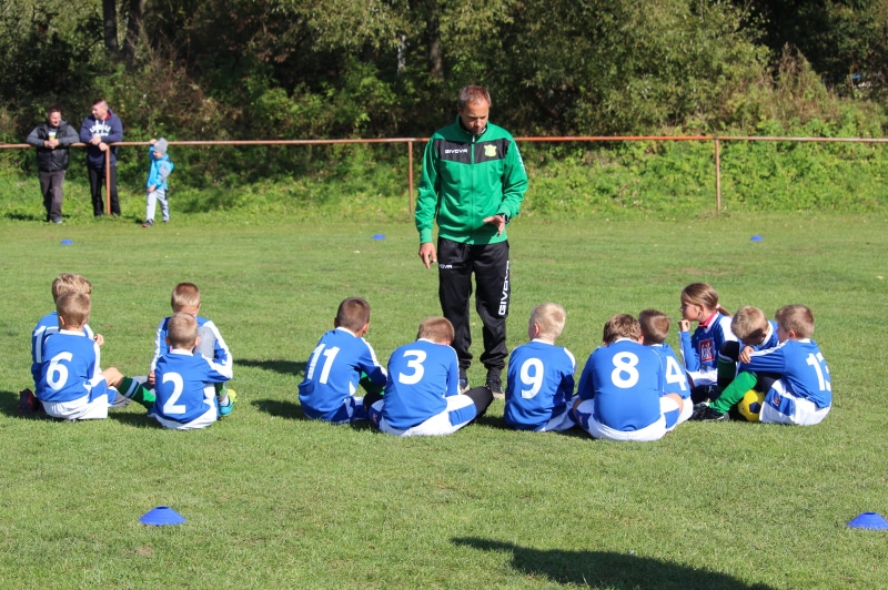 football, grass, real people, group, advise the, pre-adolescent child, sports uniform, prep, match, children, sport, 4K, men, full length, soccer team