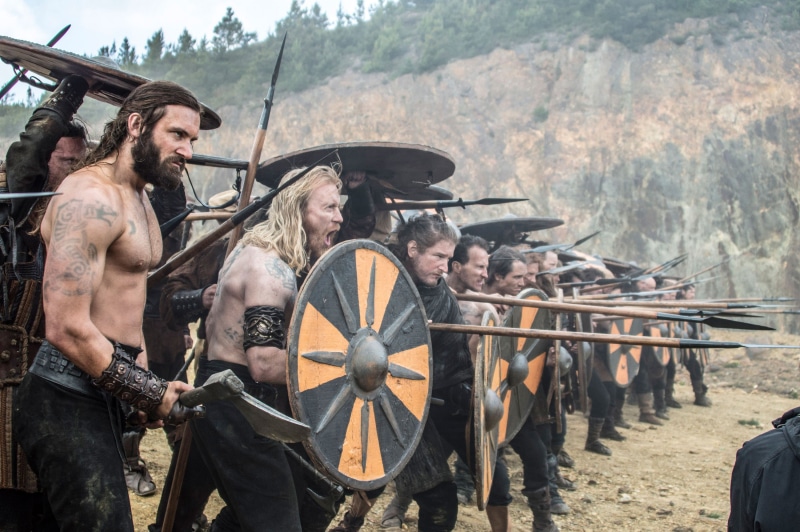 Vikings, 2K, series, stress, historical drama, weapons, drama, shields, Rollo, historical, Clive Standen, warriors