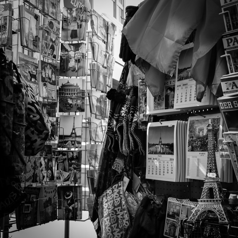 day, store, paris, sale, black And White, tourism, no people, street, retail, market, built structure, architecture, for sale, abundance, representation