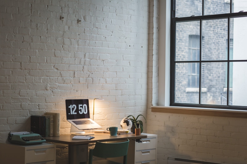 table, pro, text, business, day, desk, glass - material, no people, brick wall, modern, laptop, contemporary, brick, workspace, domestic room, interior design