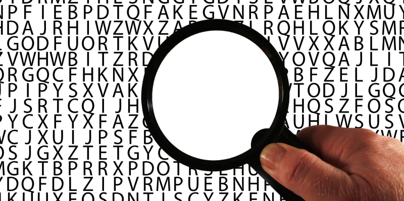 education, define, computer, magnifying glass, 2K, finger, body part, computer equipment, technology, backgrounds, dementia, one person, thinking assets