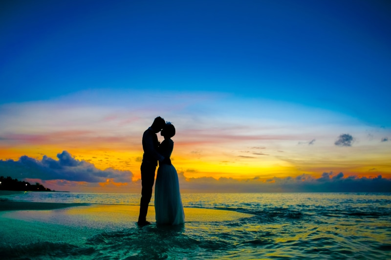 land, atoll, maldives, affair, evening, tranquility, horizon over water, sea, leisure activity, ocean, idyllic, sunrise, Asad, beach, water, seashore, scenics - nature