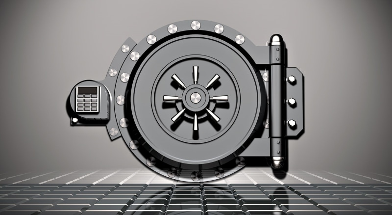 Artistic, vault, silver colored, studio shot, clock, no people, gray, Deposit, 1080P, indoors, accuracy, safety, time, number, black, machinery, close-up