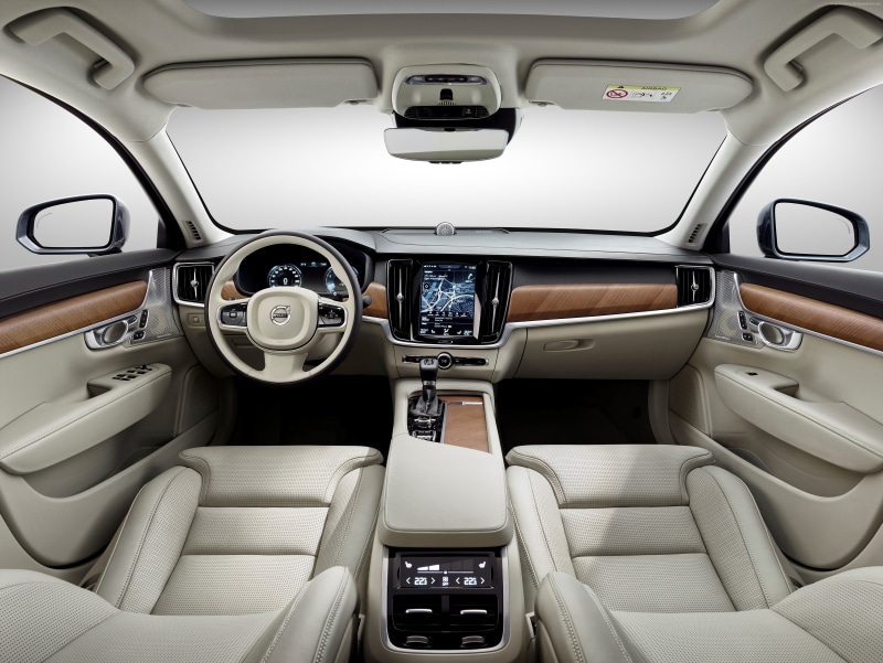 Volvo Pilot Assist, 4K, MWC 2016, Volvo S90, interior