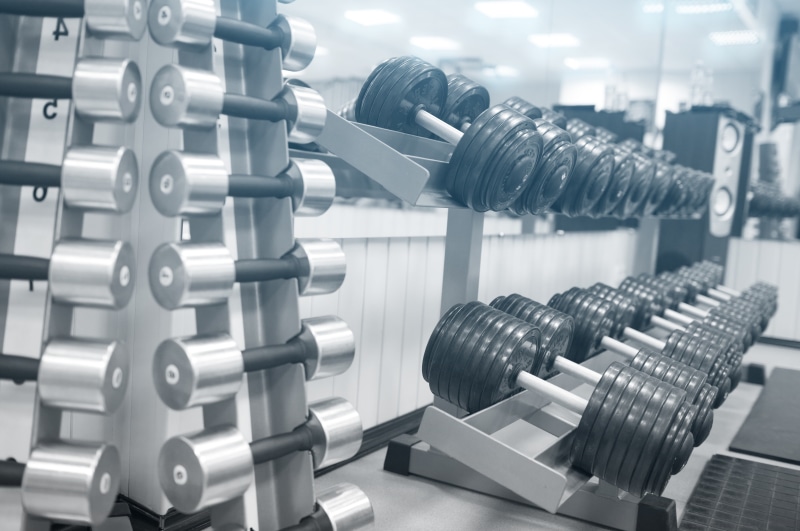 Equipment, distribution, dumbell, gym, 5K