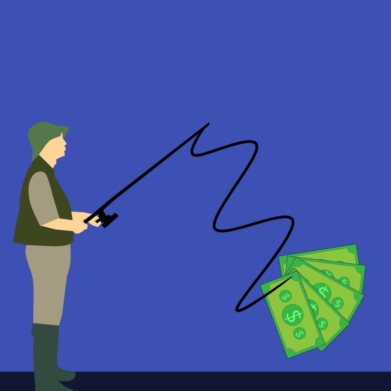 risk, commence, bank, silhouette, bill, business person, bait, motion, effort, fishing, reel, sale, hook, banking, capital, blue, cash, holding, loss, background