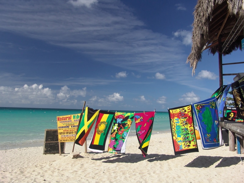 outdoors, horizon over water, sky, color, sand, summer, jamaica, tropical Climate, banner, nature, background image, water, shadow, towel, cloud - sky