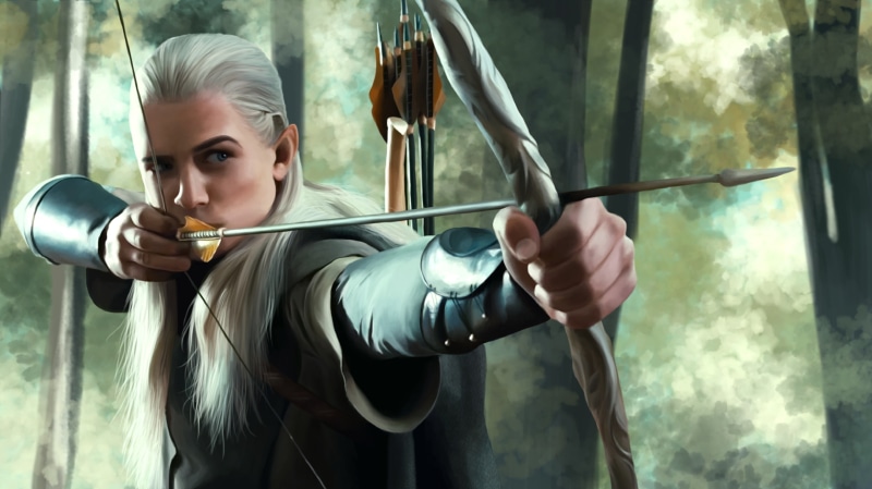 2K, The hobbit, The Lord of the Rings, The Prince of the woodland realm, Elf, Legolas, the leader of the elves of Ithilien