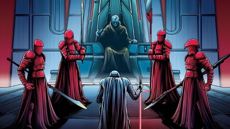 Star Wars: The Last Jedi, Supreme Leader Snoke, Kylo Ren, Elite Praetorian Guard, Star Wars, 1080P