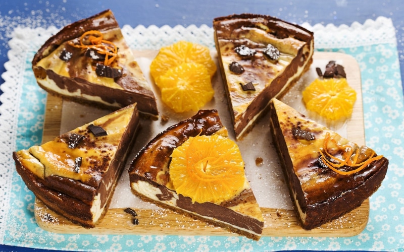 cake, tray, food and drink, dried fruit, french food, temptation, ready-to-eat, studio shot, orange, orange (fruit), still life, freshness, sweet, indoors