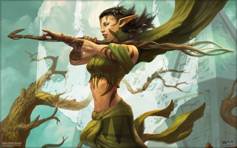 art and craft, looking, human representation, druids, nature, character, young women, female likeness, water, magic, real people, creativity, 2K, Planeswalkers