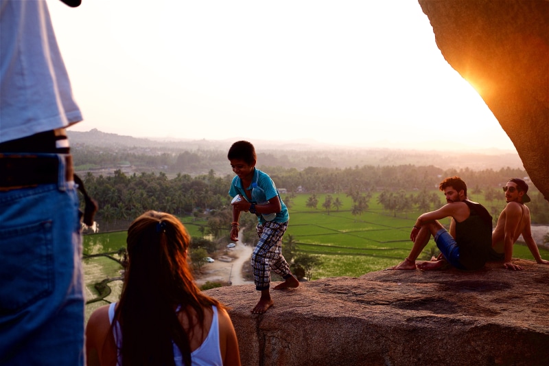 chai, nature, field, tourist, sky, terrace, bottle, 4K, green, women, india, kid, rock, outdoors, togetherness, sunset, land, boulder, leisure activity