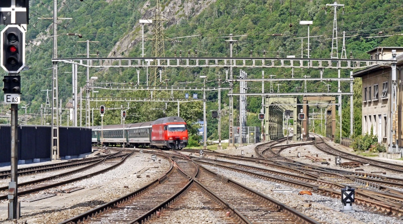 public transportation, electric locomotive, shunting yard, mode of transportation, transportation, signal, central station, gateway, cff, no people, hbf