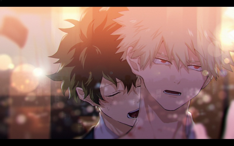 pixiv, from, katsuki, fanart, 1080P, bakugou, academia, midoriya, bakudeku, hero, boku, izuku