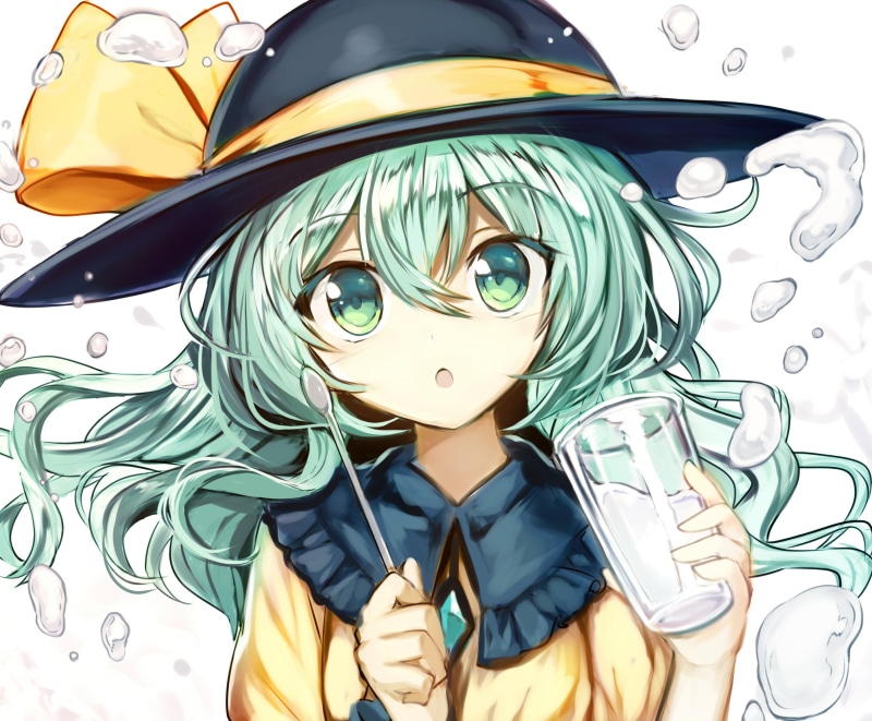 komeiji, pixiv, koishi, from, fuupu, touhou, 2K, fanart