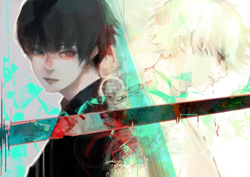 kushuhre, kaneki, pixiv, from, 2K, kyuba, tokyo, fanart, ken, melo