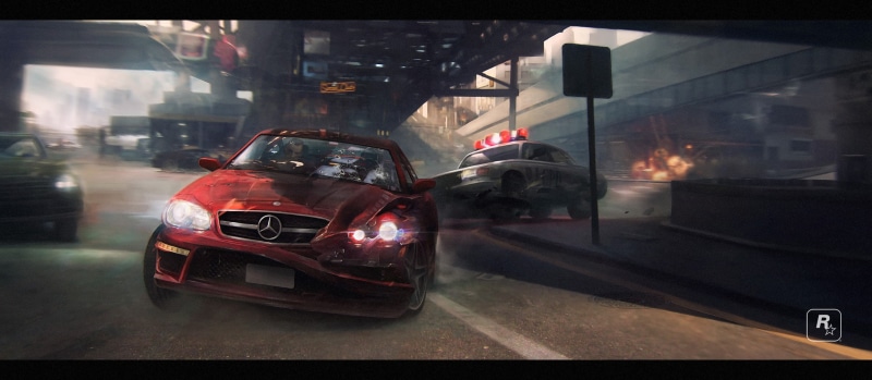 fanart, benz, motor vehicle, GTA 4, architecture, travel, digital composite, luxury, Mercedes, transportation, screengrab, land Vehicle, vehicle, urban Scene