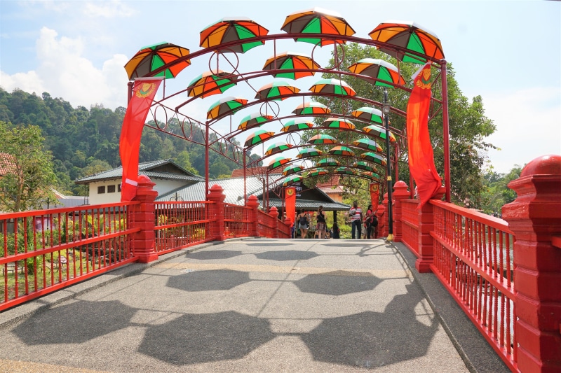 places of interest, built structure, the way forward, lake, traditionally, forest, city, urban, temple, mountain, tree, away, shadow, sky, bridge, fence