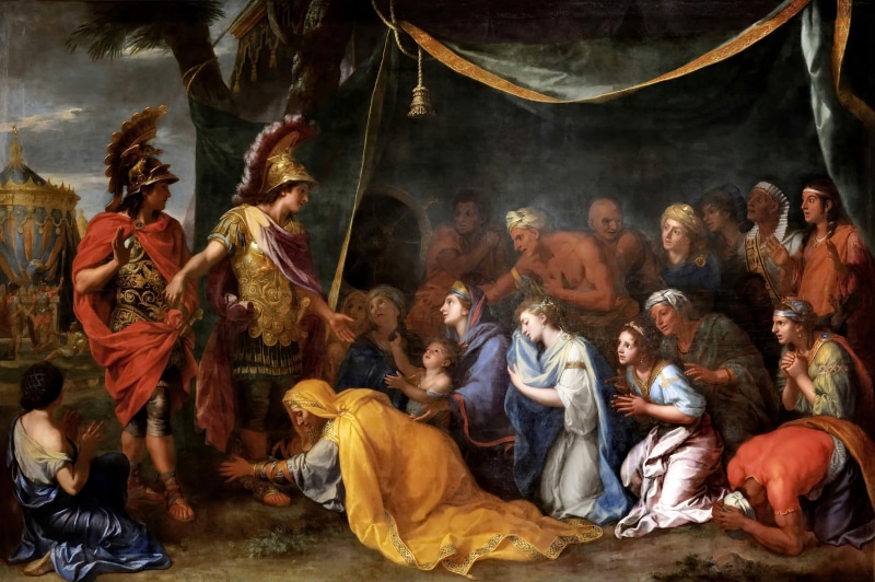 Alexander the Great, history, Alexander, 5K, The Family of Darius before Alexander, Charles Le Brun