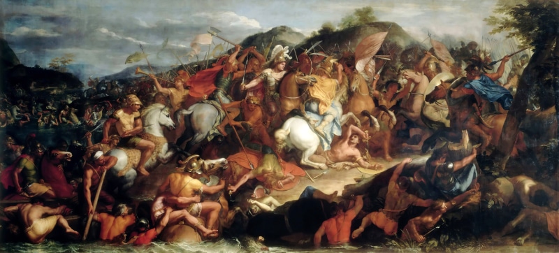 The Battle of the Granicus River, history, Alexander the Great, 5K, Charles Le Brun, Alexander