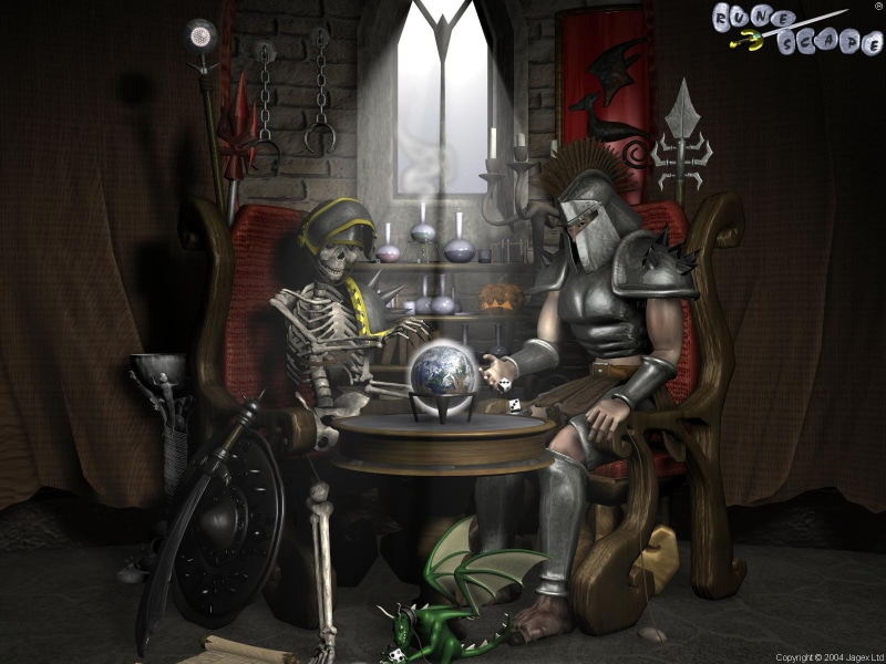 720P, warrior, runescape, skeleton, skull, adventure, fantasy