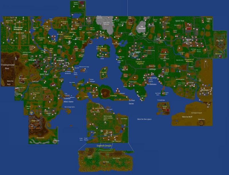 adventure, map, 1080P, fantasy, runescape