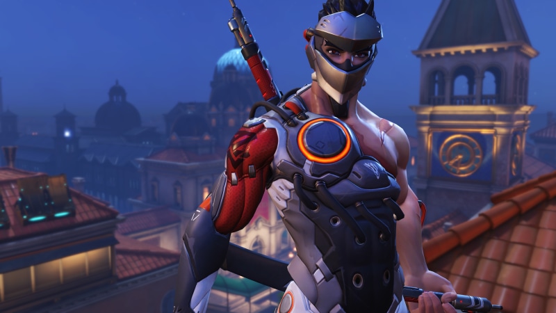focus on foreground, history, male likeness, religion, Genji (Overwatch), illuminated, creativity, nature, the past, built structure, Overwatch, government