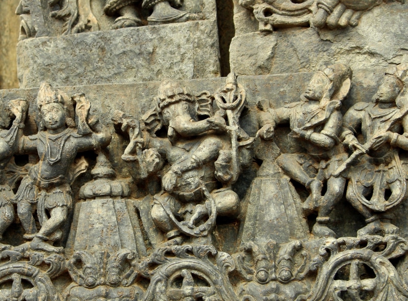 spirituality, representation, the past, ancient temples, place of worship, Hoysala, heritage, 2K, india, tourism, male likeness, ornate, statue, no people