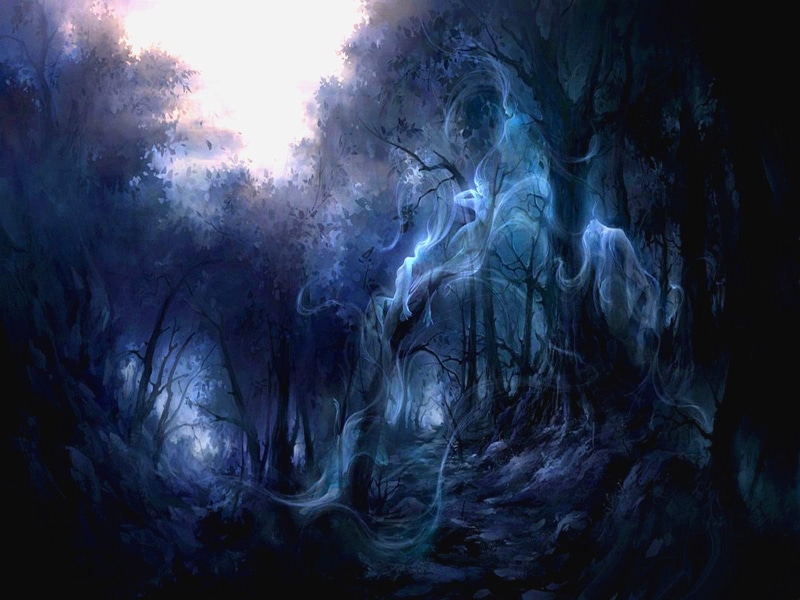 tranquility, art, flowing water, beauty in nature, backdrop, imagination, painted Image, outdoors, power in nature, nebula, Gothic, textured Effect, blue