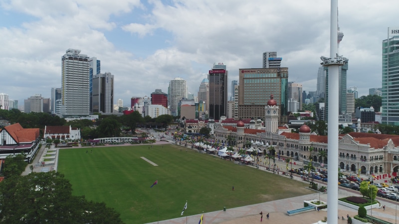 phantom 4, architecture, office, 4K, building exterior, financial district, cityscape, malaysia, best of malaysia, drone view, day, urban skyline, p4p