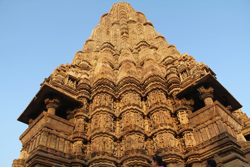 sky, 5K, building exterior, temple, building, built structure, history, khajuraho, belief, no people, spirituality, craft, ornate, day, architecture, the past