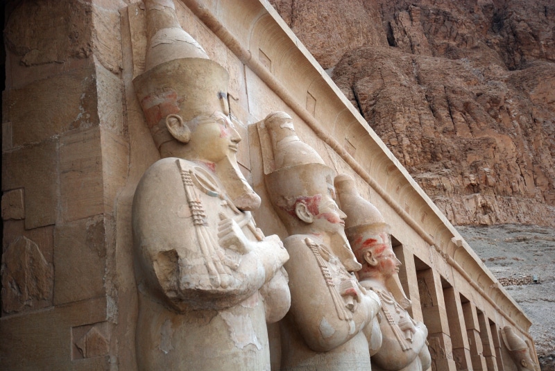 no people, outdoors, egypt, monuments, history, the past, entrance, ceramic, art and craft, place of worship, old, archeology, ancient, daytime, spirituality
