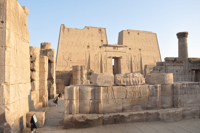 history, sky, travel, 4K, place of worship, ruined, Pharaoh, ancient, architectural column, nature, Hieroglyphs, architecture, archaeology, statue, edfu