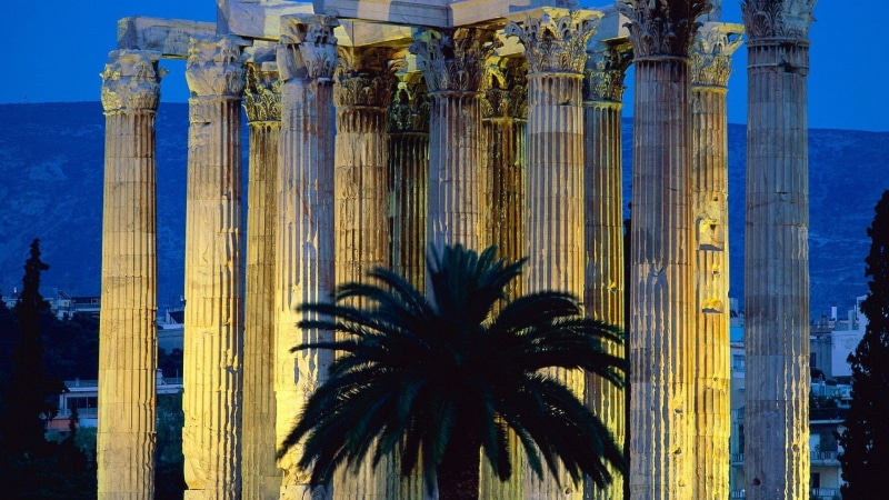 1080P, zeus, athens, temples, greece