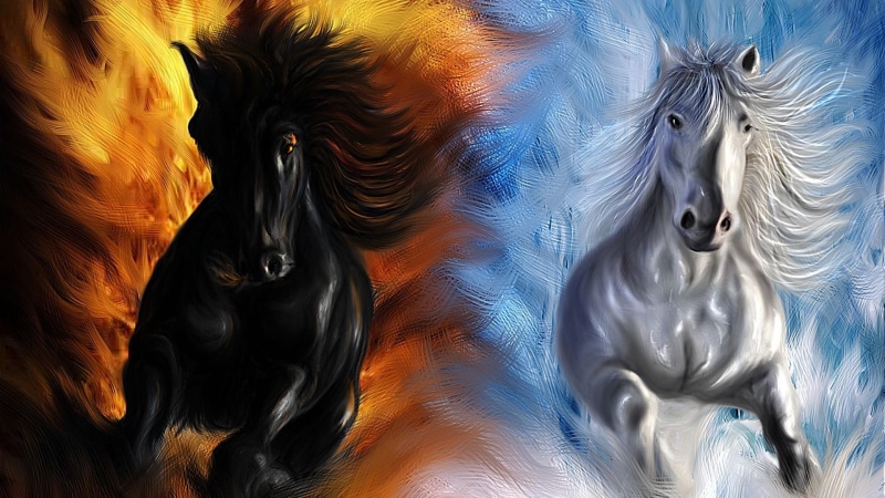 horse, animals, artwork, artistic, 1080P, art, horses
