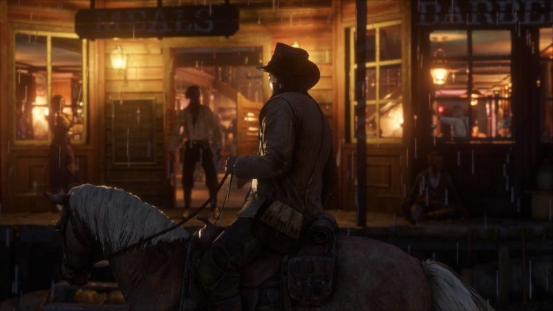 Western, Red Dead, 1080P, Red Dead Redemption 2, Horse, Red Dead Redemption, Cowboy, Night