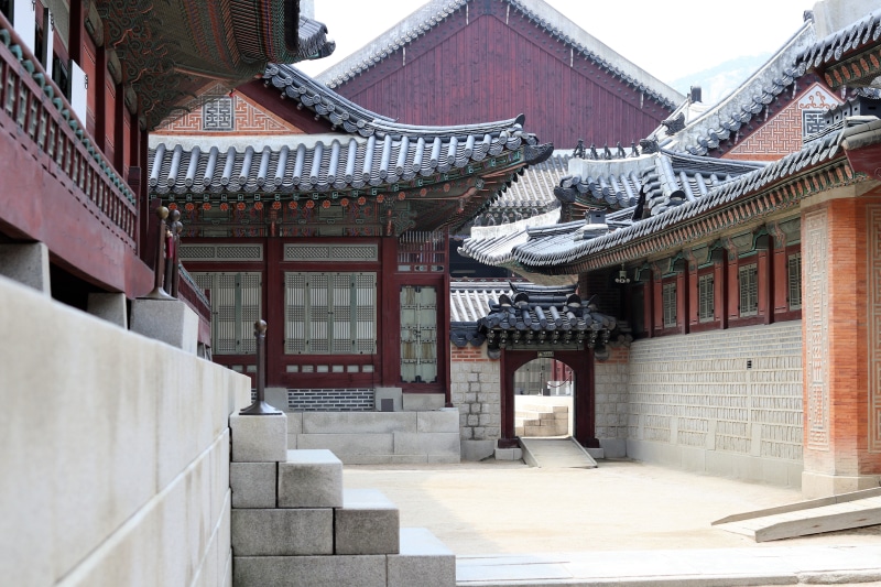 outdoors, nature, belief, korean, republic of korea, tourism, house, history, courtyard, hanok, travel destinations, tourist destination, building, korean house