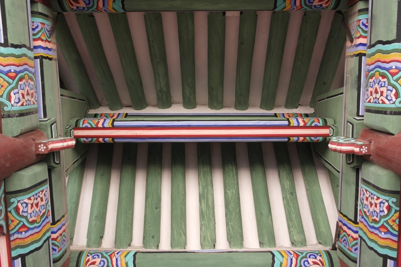 no people, Republic Of Korea, striped, Gyeongbok Palace, indoors, outdoors, one person, wood - material, gyeongbok, creativity, palace, 5K, arts culture and entertainment
