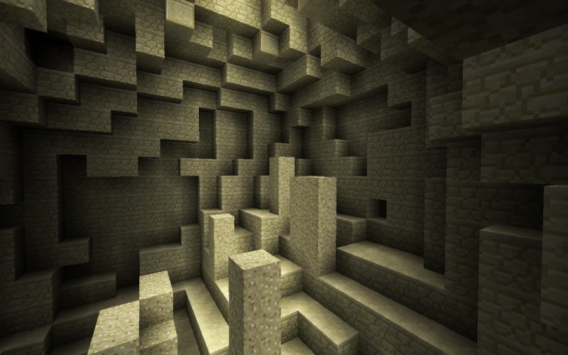 Minecraft, large group of objects, day, no people, video games, brick wall, architecture, built structure, art and craft, full frame, in a row, 720P, wood - material