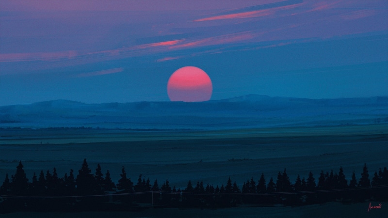 artwork, Aenami, 1080P