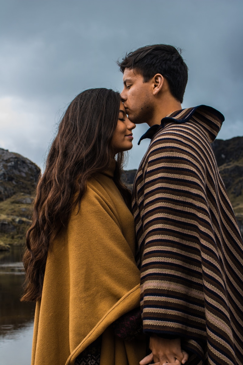 adult, heterosexual couple, girlfriend, forehead, togetherness, happiness, men, 5K, romance, embracing, emotion, young women, hairstyle, young men, young couple