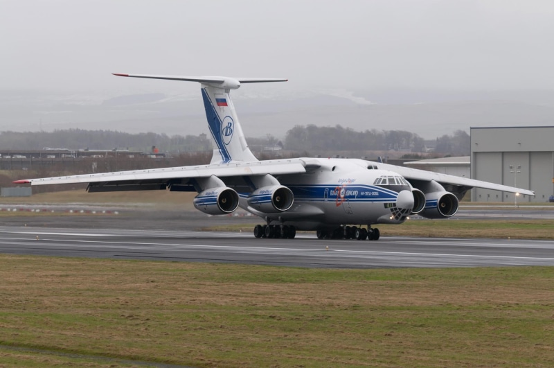 1080P, il, illuyshin, blue, transport plane, il 76, white, cargo plane, airliner, illyushin, aircraft planes