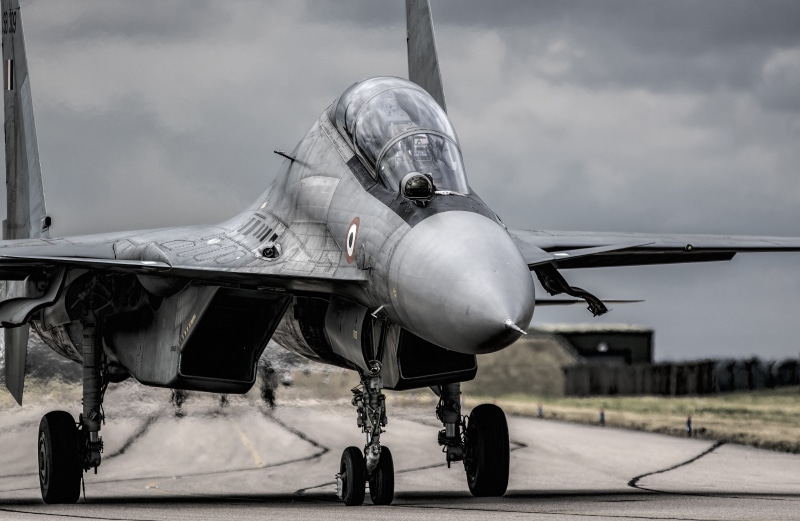 MKИ, the airfield, multi-role fighter, Su-30, 5K