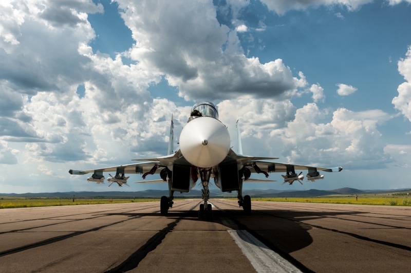 1080P, travel, transportation, airfield, mode of transportation, nature, sukhoi Su-30, fighter plane, sky, plane, airport runway, no people, airplane