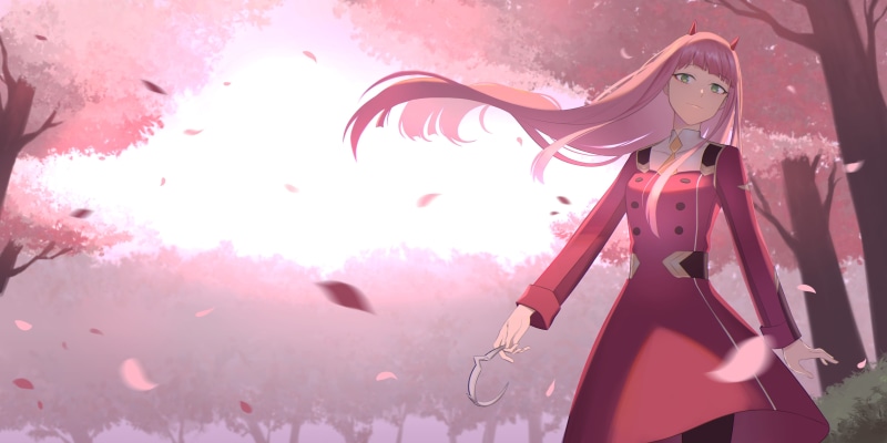 4K, zero, franxx, two, the, darling