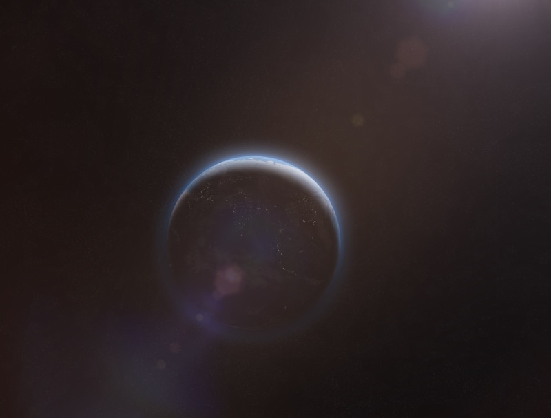 illuminated, 4K, gray, galaxy, star - space, night, black, shape, space, geometric shape, circle, planet, metal, nature, sky, planet - space, light - natural phenomenon