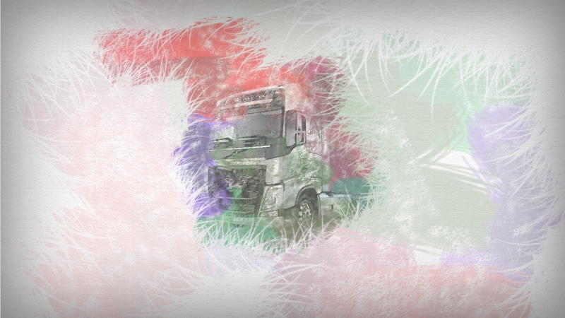 trucks, portrait, 1080P, window, reflection, one person, multiple exposure, human face, architecture, representation, Euro Truck Simulator 2, adult, indoors