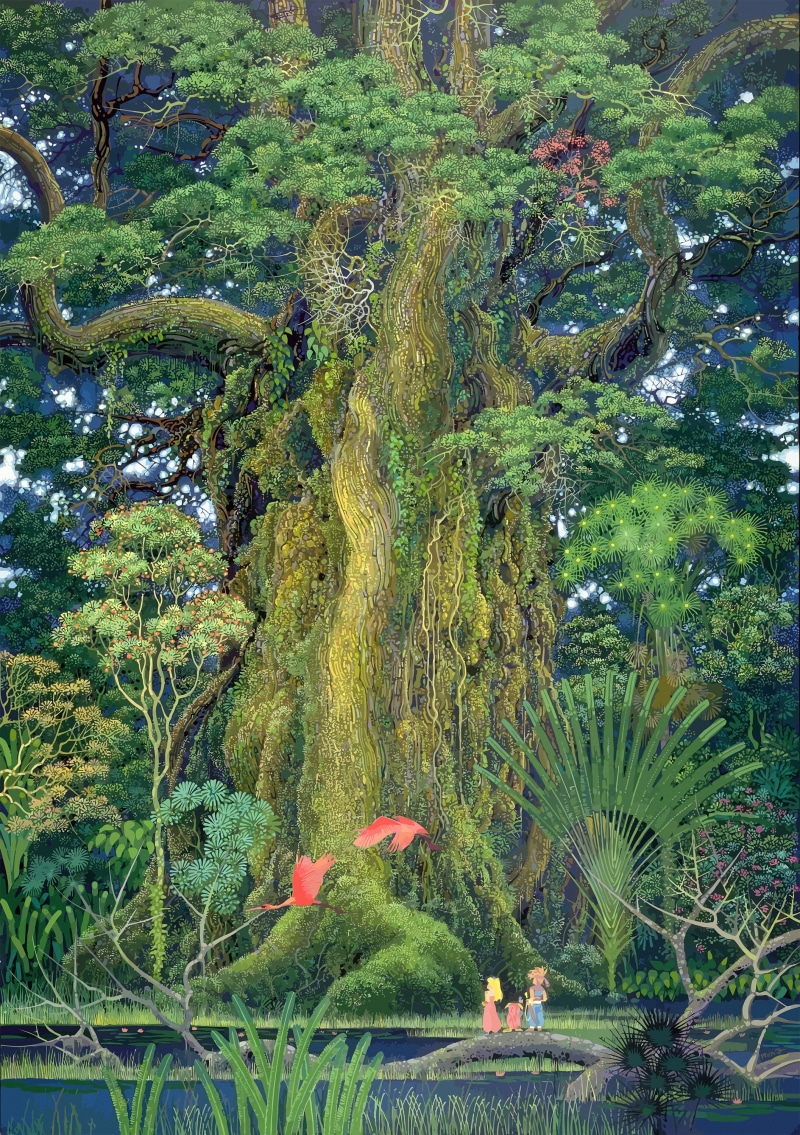 Secret of Mana, SNES, Super Nintendo, mana tree, 2K
